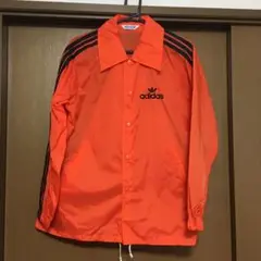 adidas 80s ナイロンジャケット オレンジ