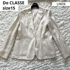 Do CLASSE リネンジャケット　テーラード　ゆったり　大きめ　麻100％