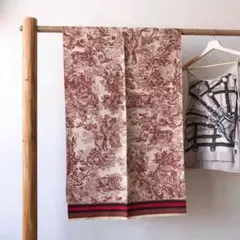 ストール アニマル柄 ショール マフラー 膝掛け 動物柄 ベージュ