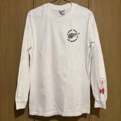 WING ROCK 白　S BEEFY-T Hanes 長袖Tシャツ　ロングT