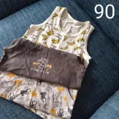 バナナ柄タンクトップ 90