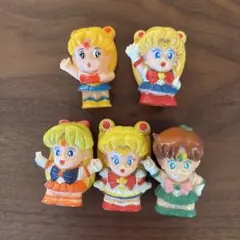 【SALE】当時物　ソフビニ　セーラームーンフィギュア　5点セット