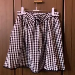♡夢展望 ディアマイラブ ギンガムチェック フレアスカート♡