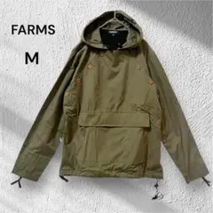 FARMES パーカー 美品 デザイン性 アウター モスグリーン ヨットパーカー
