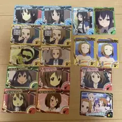 けいおん！ 放課後リズムタイム　唯　澪　律　梓　紬　カード　当時品　レア