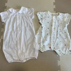 夏物ロンパース2着　60サイズ
