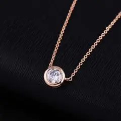 A新品☆安心のメルカリ便☆一粒 ☆ czジルコニア ☆ ペンダント☆ネックレス☆