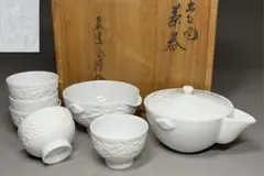 【エビス】急須 湯冷まし 茶碗 出石焼 小嶋昇山造 盈進舎 白磁 煎茶道具 共箱 2025年最新】盈進舎の人気アイテム - メルカリ