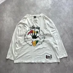 90's STUSSY クロカラブート　パーカー　ステューシー　ラスタカラー 90s Bootleg OLD STUSSY/Rasta Hoodie/Korea製/黒タグ/Free
