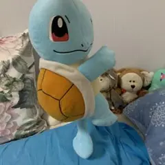 ゼニガメ　ぬいぐるみ　ひも付き