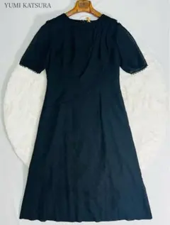 【美品】YUMI KATSURA ブラックフォーマル ワンピース
