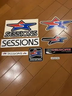レア SESSIONS セッションズ ステッカー 8枚セット