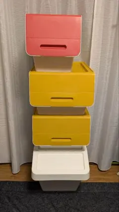 【手渡し可】オープンボックスなど、蓋付き収納ケース４個セット