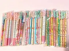 平成当時物　新品　レモン株式会社　鉛筆　31本大量まとめ売り　平成レトロ平成女児