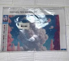 ダイヤモンドペインティングキット　30cm×40cm 入道雲の風景画③