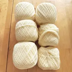 野田商店　綿100% 50g 4玉+35g パステルイエロー