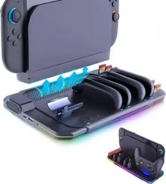 Switch2 Pro & Switch 2ジョイコン用冷却充電スタンド急速充電