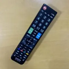 ELECOM テレビ用リモコン 黒