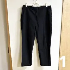 【２本セット】H&M 黒 パンツ 40 スリット入り