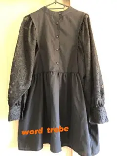 word trobe レース　チュニック　ワンピース　Free