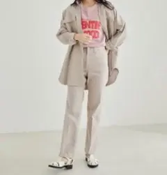 ドゥーズィエムクラス取扱 未使用14300円 ヘルシーデニムフレアパンツ 22