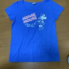 Minnie Mouse 青 Tシャツ Mサイズ　最終値下げ
