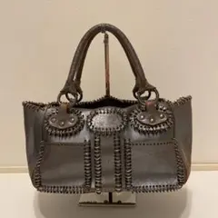 Jamin puech レザー シルバー チェーン ヴィンテージ バッグ