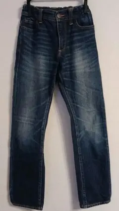 back number ストレートデニム ダークブルー サイズ150
