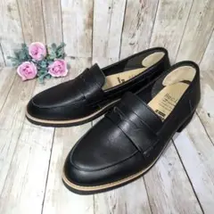 【Recipe × maRemaRe】シボ革コインローファー☆軽量