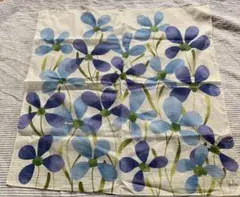 シビラ 花柄 コットン ハンカチ