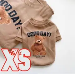 ペット服 犬服 くまちゃんトレーナー モカ XS