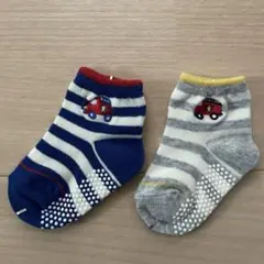 motherways ベビー靴下 8〜10cm 車刺繍