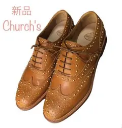 ◆新品◆Church's◆BURWOOD◆スタッズ◆レザー◆レディース