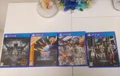 真・三國無双7 with 猛将伝等　PS4ソフト4本セット