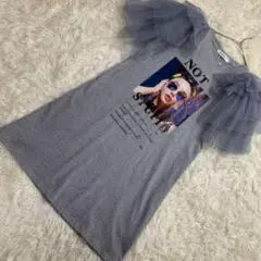 美品【M】Wang Luo Ling Dian サングラスガール Tシャツ