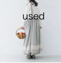 used kazumi エプロンワンピース ネイビー サマンサモスモス 35th