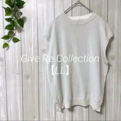 a1145＊Give Re Collection サマーニット　グレー【LL】