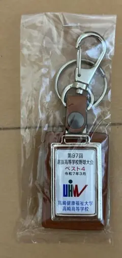 【非売品】健大高崎　甲子園97回センバツベスト4 記念キーホルダー　新品未使用品