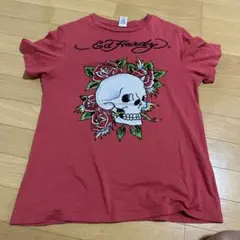 Ed Hardy スカルとバラ Tシャツ