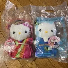 ハローキティ & ダニエル コリアンウェディング　ぬいぐるみ