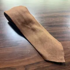 ☆美品☆高級感溢れる♡ブラウン系ツイード風ネクタイ