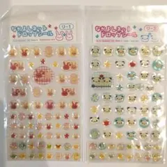 なかよしネット　うさぎぽん　ぱぱぱんだ　ドロップシール　2000