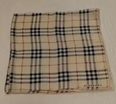 BURBERRY チェック柄 ハンカチ スカーフ 大判
