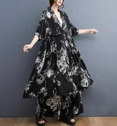 新品　大きいサイズ　レディース　夏秋　4Lセットアップ　上下セット　パンツ
