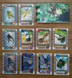 昔のムシキングのカード