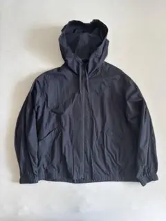 【未使用】UNIQLO U フーデッドブルゾン L ブラック