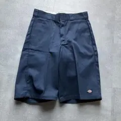 【美品】90s USA製 ディッキーズ ネイビー　ショーツ サイズ31位