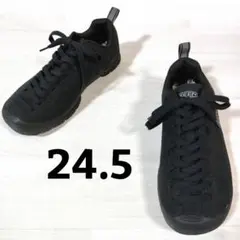 新品【KEEN】キーン JASPER CANVAS スニーカー 24.5 黒