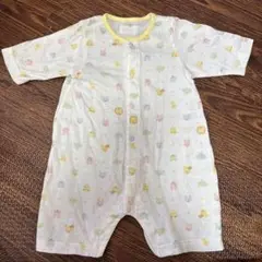 動物柄 半袖ロンパース 50~70cm