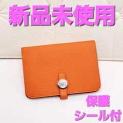 ★新品未使用★保護シール付き★T刻印★エルメス★ドゴン★コンパクトウォレット★